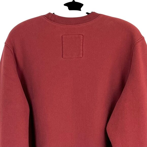 Eddie Bauer XL Red Crewneck Sweatshirt Seattle USA Logo Cotton Blend Pullover - Picture 8 of 14